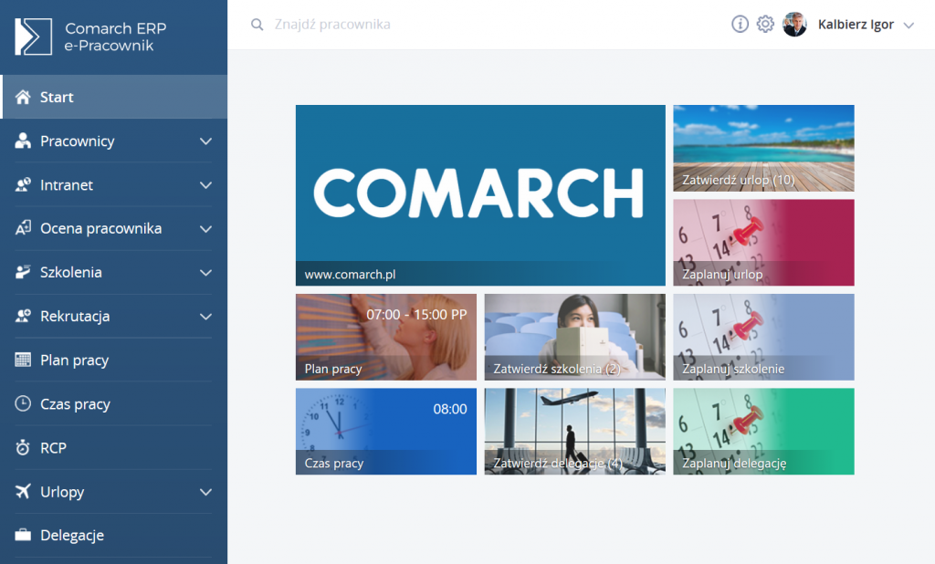 Nowa wersja Comarch HRM